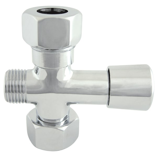 Vintage Shower Diverter, Polished Chrome